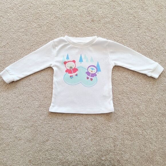 Lot 2 of Baby Girl Long Sleeve Shirts Size 6-12 Months - Picture 12 of 16